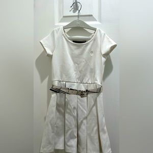 Ralph Lauren 4/4T white dress with belt